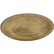 H&L Wooden round tray Wood 29 cm, concentric circles - Decorative Bowl