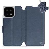 Mobiwear kožené flip pro Xiaomi 13 - Modré - Phone Case
