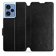 Mobiwear flip pro Xiaomi Redmi Note 12 Pro 5G - Black&Gray - Phone Case