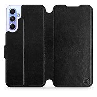 Mobiwear flip pro Samsung Galaxy A34 5G - Black&Gray - Phone Case