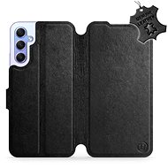 Mobiwear leather flip for Samsung Galaxy A34 5G - Black - Phone Case