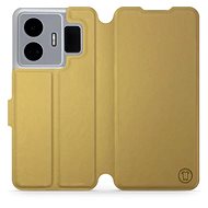 Mobiwear flip pro Realme GT3 - Gold&Orange - Phone Case