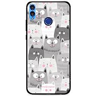 Mobiwear Glossy lesklý pro Honor 8X - G045G - Kočičky - Phone Cover