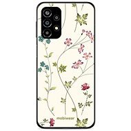 Mobiwear Glossy lesklý na Samsung Galaxy A23/A23 5G – G035G – Tenké rastlinky s kvetmi - Kryt na mobil
