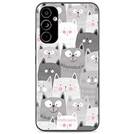Mobiwear Glossy lesklý pro Samsung Galaxy A34 5G - G045G - Kočičky - Phone Cover