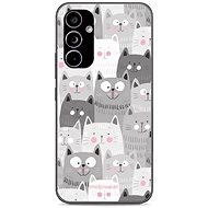Mobiwear Glossy lesklý pro Samsung Galaxy A54 5G - G045G - Kočičky - Phone Cover