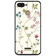 Mobiwear Glossy lesklý pro Xiaomi Redmi 6 - G035G - Tenké rostlinky s květy - Phone Cover