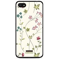 Mobiwear Glossy lesklý pro Xiaomi Redmi 6A - G035G - Tenké rostlinky s květy - Phone Cover