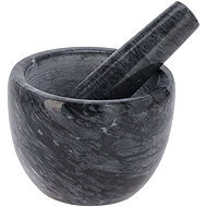 H&L Marble Mortar and Pestle 12cm – Black - Mortar
