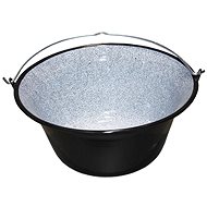 Helakri KFT Kettle 22l enamel, black - Camping Pot