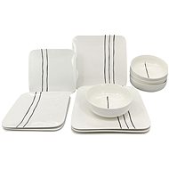 By Inspire Carré Grafico, 12 pcs - Dish Set