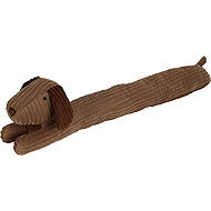 H&L Window draught protection pillow Dog 90 cm, brown - Pillow