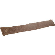 H&L Brown faux fur draft excluder for windows 90×12cm - Doorstop