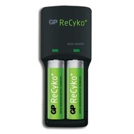 GP GS85B2 Recyko+ 2x GP Recyko AAA - Charger and Spare Batteries