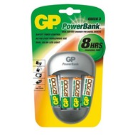 GP Quick 3 + 6xGP 2700mAh - Charger and Spare Batteries