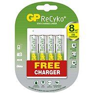GP U411 + 4x AA ReCyko+ - Charger and Spare Batteries