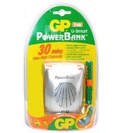 GP Power Bank U-Smart - rychlonabíječka (30min.) + 2 ks AA NiMH 2300mAh - -