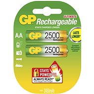 GP Batteries AA NiMH 2450mAh 2 pcs - Rechargeable Battery