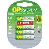 GP ReCyko HR03 (AAA) 800mAh 3 + 1ks - Nabíjateľná batéria