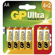 GP Ultra Alkaline LR06 (AA) 4+2 Stück im Blister - Einwegbatterie