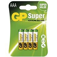 GP Super Alkaline LR03 (AAA) 4 Stück in Blister - Einwegbatterie