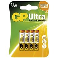 GP Ultra Alkaline LR03 (AAA) 4 Stück in Blister - Einwegbatterie