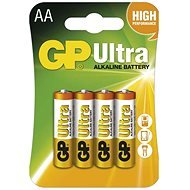 GP Ultra Alkaline LR6 (AA) 4 Stück im Blister - Einwegbatterie