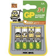 GP Minion LR6 (AA) 3+1pcs in blister - Disposable Battery