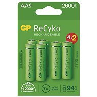 GP ReCyko 2700 AA (HR6), 6 ks - Nabíjateľná batéria