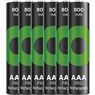 GP Wiederaufladbare Batterien ReCyko Pro Professional AAA (HR03), 6 Stück - Akku