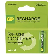 GP Rechargeable Recharge 2100 AA (HR6), 4 pcs - Rechargeable Battery