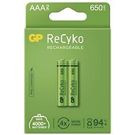 GP ReCyko 650 AAA Rechargeable Battery (HR03), 2pcs - Rechargeable Battery