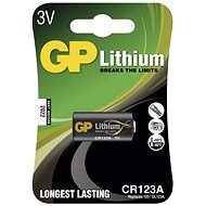 GP CR123A Lithium 1pcs in Blister Pack - Disposable Battery