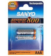 SANYO Akumulátory AAA mikrotužkový NiMH 800mAh 2ks - -