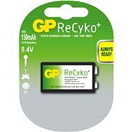 GP ReCyko + 9V, 150mAh, Ni-MH, 1 ks - Nabíjateľná batéria