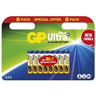 GP Alkaline Battery GP Ultra Plus AAA (LR03), 8pcs - Disposable Battery