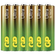 GP Ultra AA-Alkalibatterien (LR6), 6 Stück - Einwegbatterie