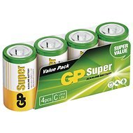 GP Alkalibatterie GP Super C (LR14) - 4 Stück - Einwegbatterie
