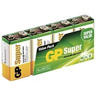 GP Alkaline Battery GP Super 9V (6LF22), 4pcs - Disposable Battery