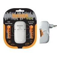RAVER charger + batteries AA NiMH 2500mAh 2 pcs - Charger and Spare Batteries