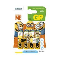 GP LR6 (AA), Limited Edition MINION 4+1 - Disposable Battery
