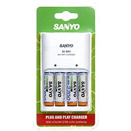 SANYO and 4 AA 2700mAh - Charger and Spare Batteries