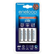 Panasonic Smart-Schnell-Ladegerät + 2100mAh AA eneloop 4 Stück - Ladegerät