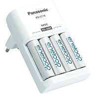 Panasonic Basic Charger + 2100mAh AA eneloop 4 pieces - Charger and Spare Batteries