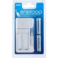 SANYO eneloop univerzální USB NiCd/NiMH a 2 ks AAA NiMH 800mAh - Charger and Spare Batteries