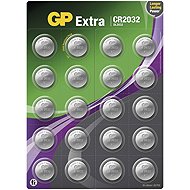 GP Extra CR2032 Lithium button cell battery, 20 pcs - Gombelem