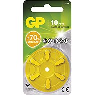 GP ZA10 (PR70) hearing aid batteries, 6 pcs - Button Cell