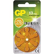 GP ZA13 (PR48) hearing aid batteries, 6 pcs - Button Cell
