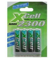X-CELL akumulátory AA tužkový NiMH 2300mAh 4 ks - -