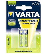 VARTA PowerPlay 56703, akumulátory AAA (HR03) mikrotužkový NiMH 800mAh, 4 ks - -